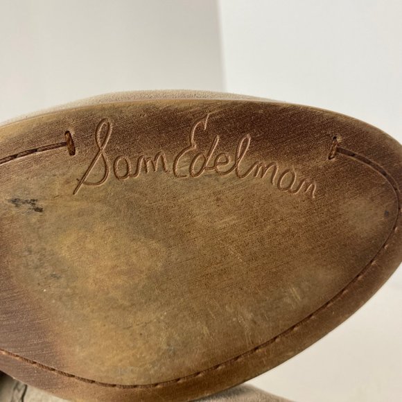 SAM EDELMAN Paige Suede Leather Fringe Ankle Booties with Braid Detail S… - Picture 14 of 14